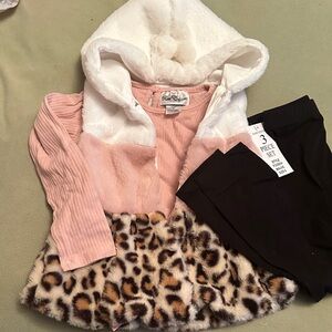 Rare Editions Pink Ribbed Top